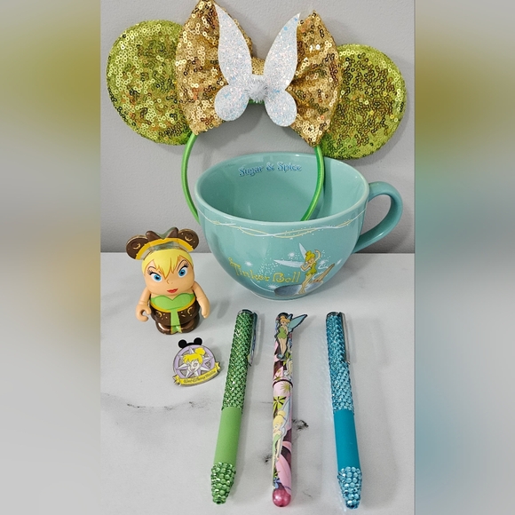 Disney Other - Disney Tinker Bell Theme 7-Piece Bundle